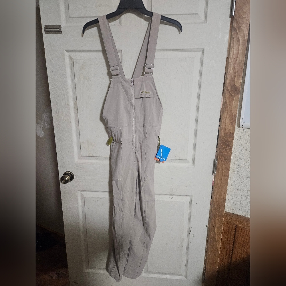 Columbia Women's Wallowa Softshell Overalls: CRUSHED CLAY: NEW WITH TAGS:SIZE XS